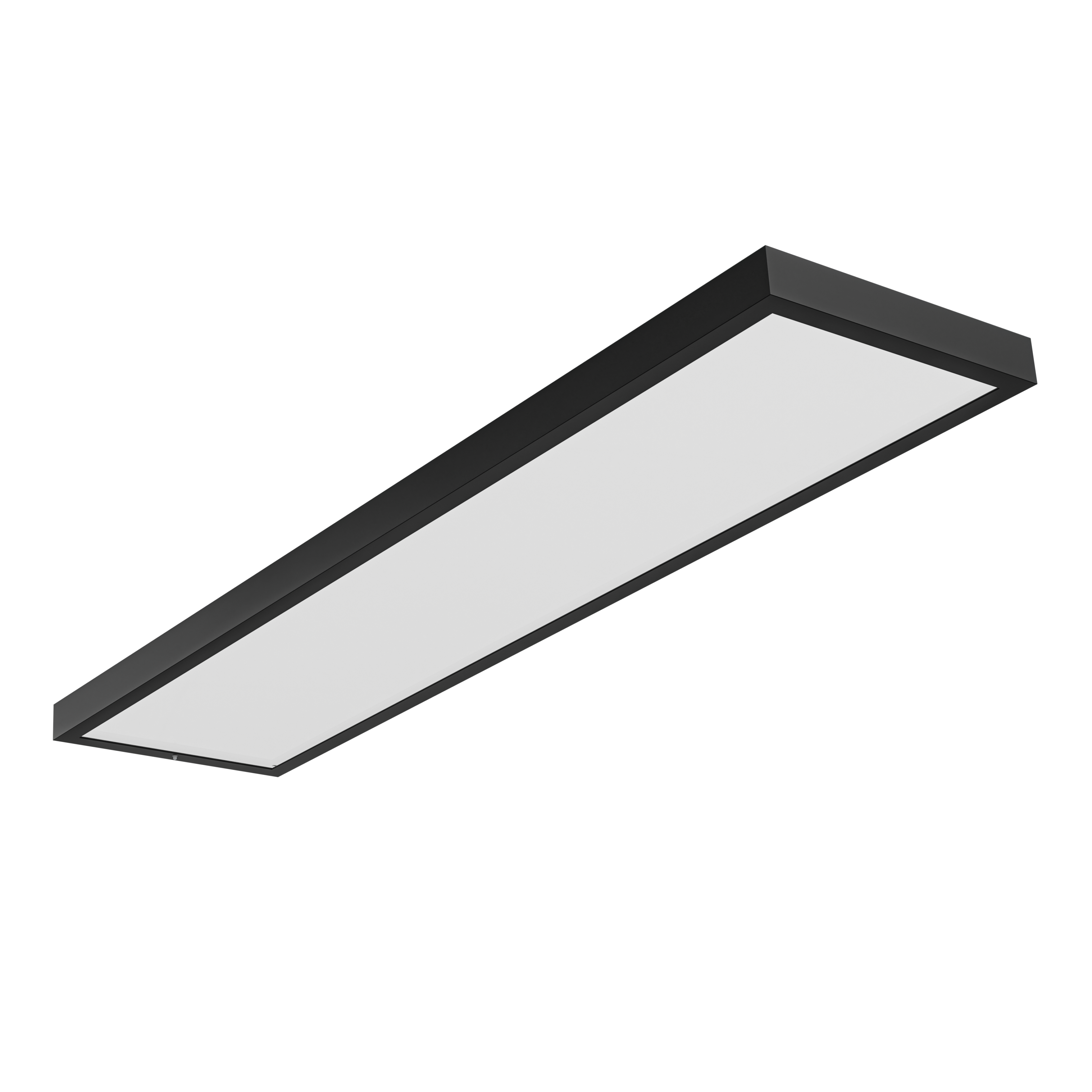 welight intelligent | RFL 101 Retrofit LED-Panel Format plus – Perspektive schwarz matt