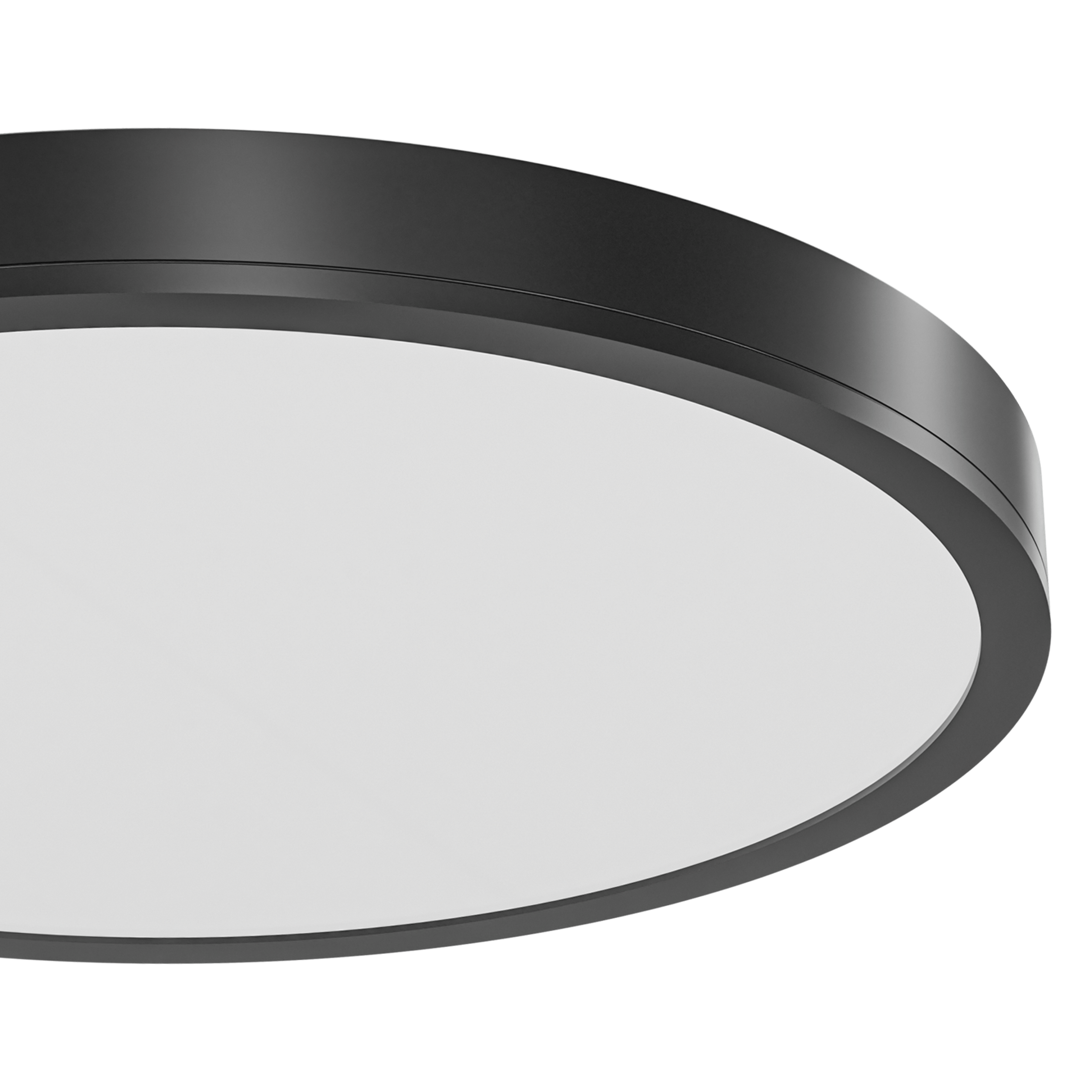 welight intelligent | EAL 303 Decken Design LED-Aufbauleuchte – Perspektive Detail schwarz matt