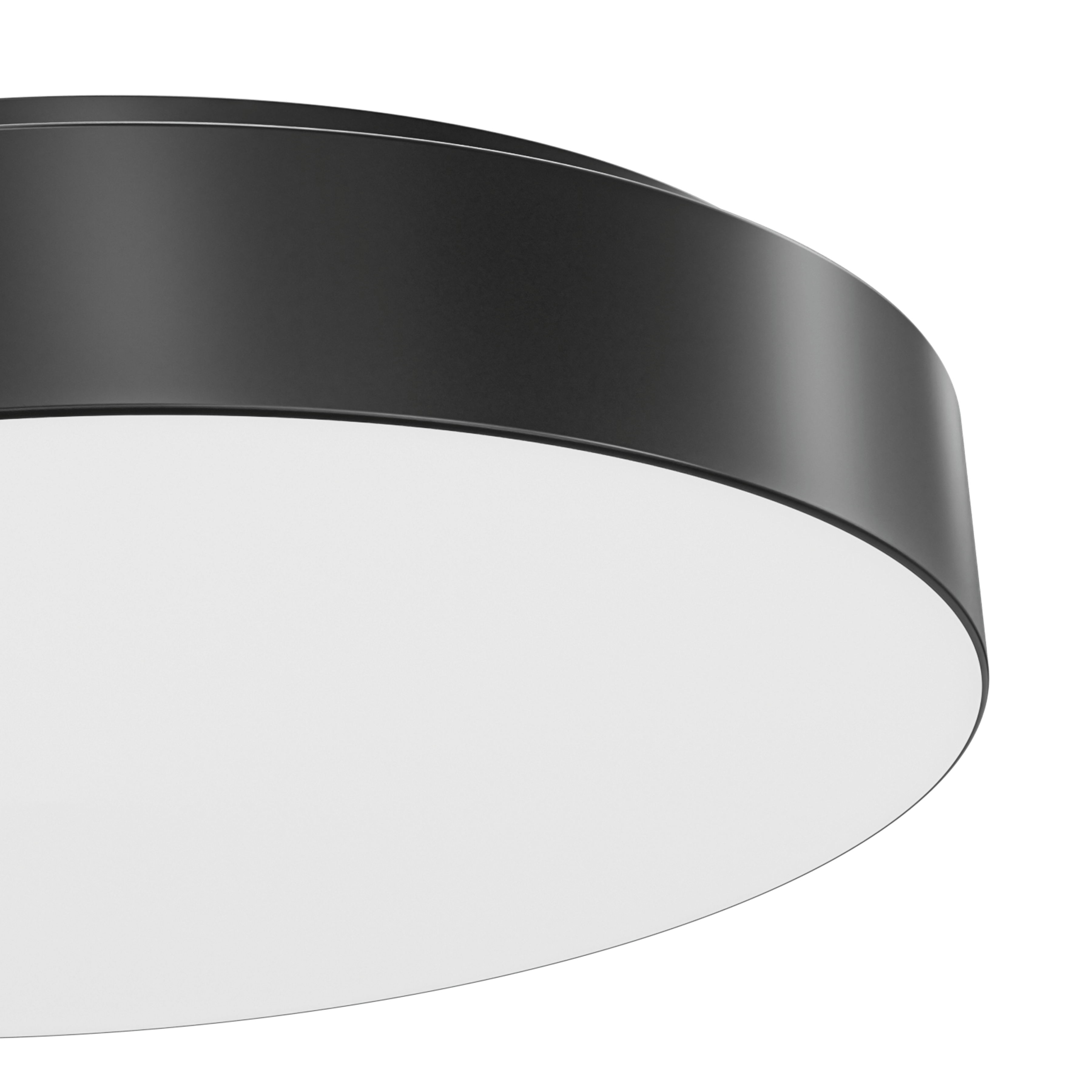 welight intelligent | EAL 303 Decken Design LED-Aufbauleuchte – Detail schwarz matt