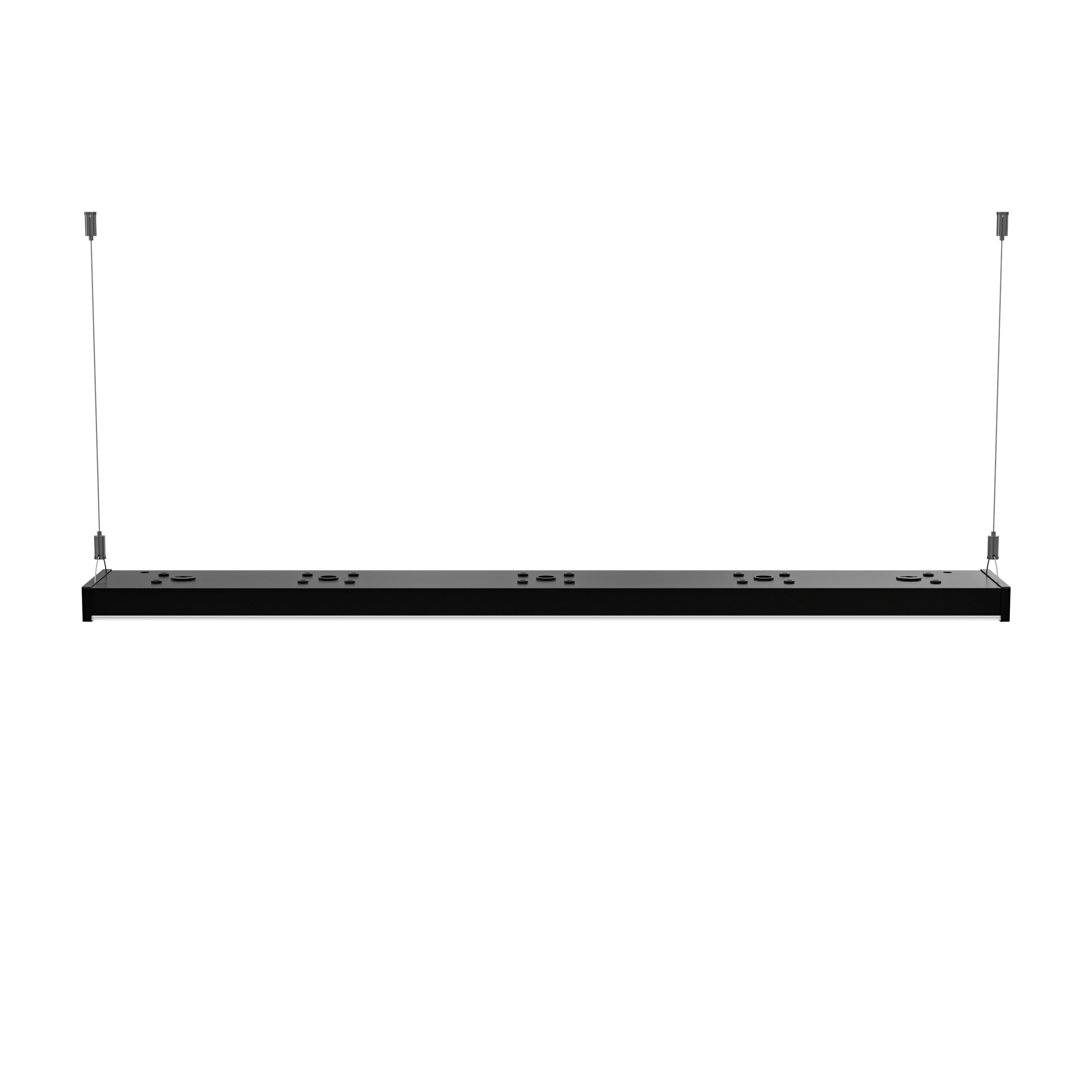welight intelligent | EAL 303 Retrofit LED Aufbauleuchte – Draufsicht schwarz matt