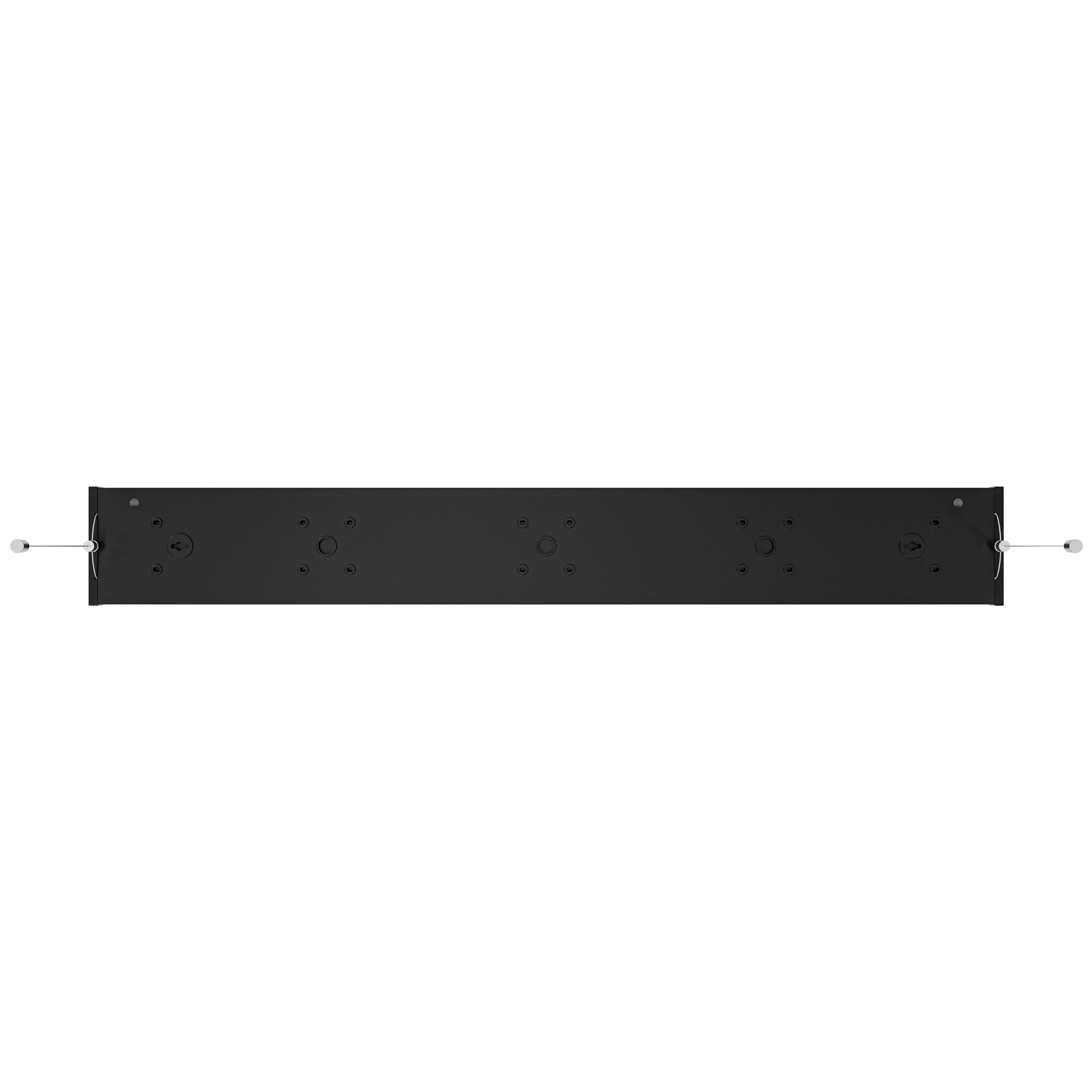 welight intelligent | EAL 303 Retrofit LED-Aufbauleuchte – Draufsicht schwarz matt