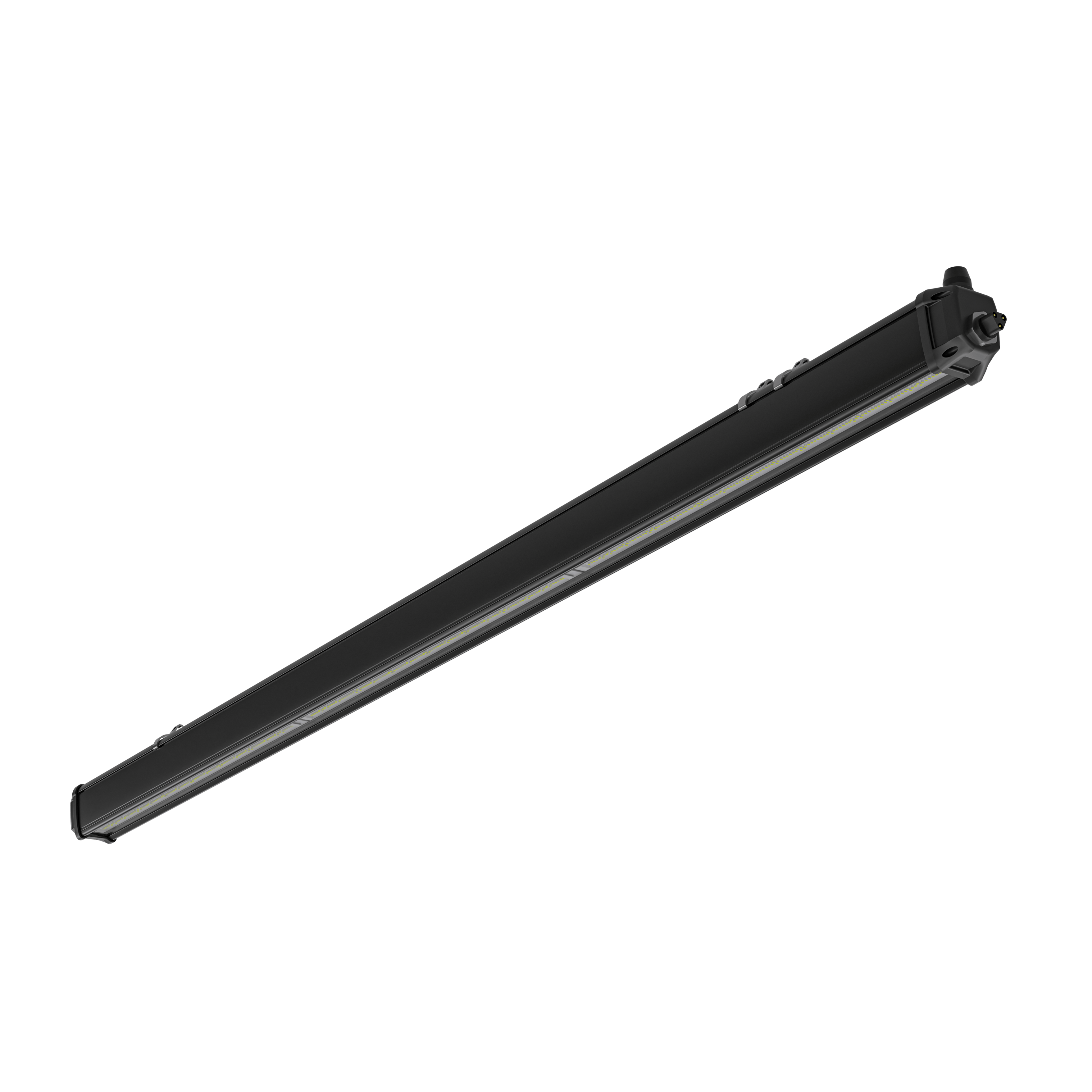 welight intelligent | LHS 606 LED-Performance-Linear Hallenstrahler – Perspektive schwarz matt